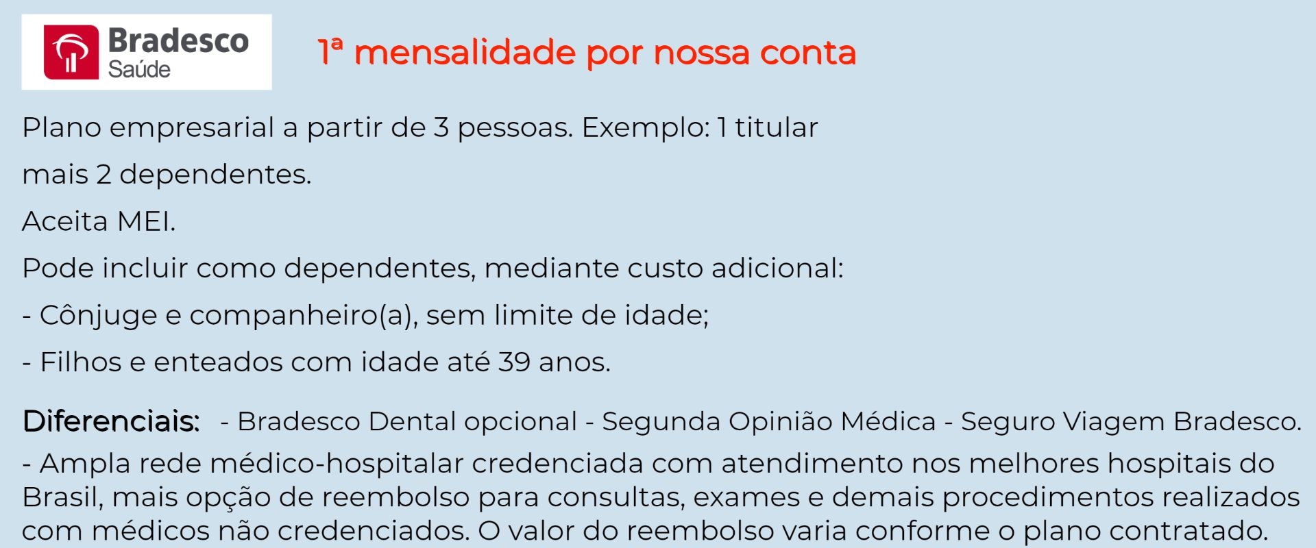 Bradesco Saúde Empresarial - Cruzeiro 