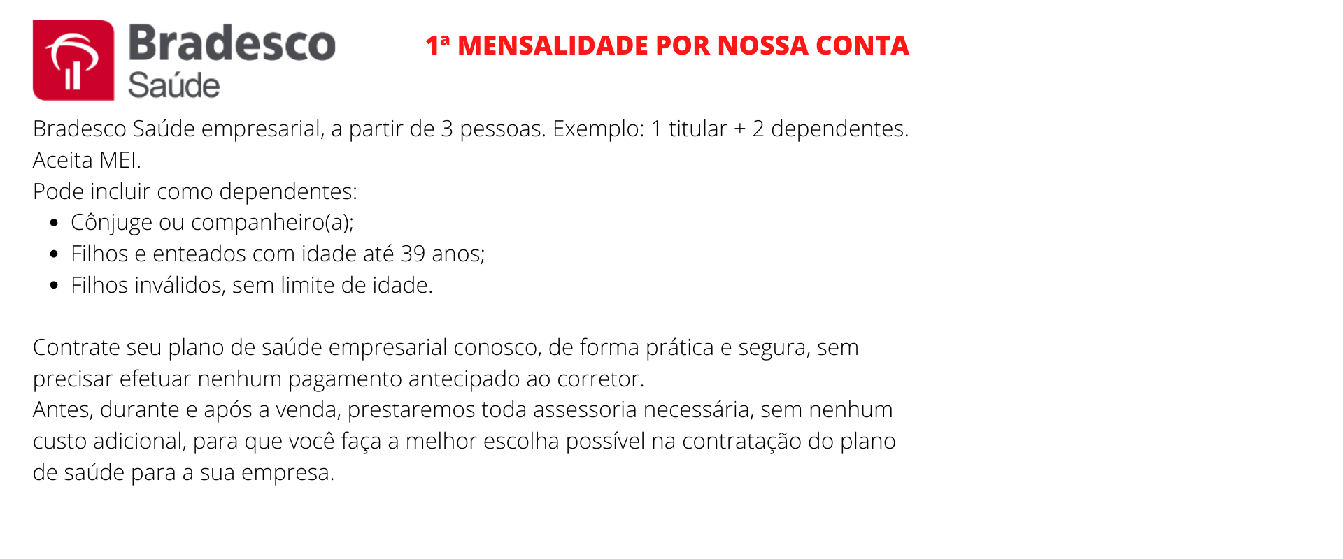 Bradesco Saúde Empresarial - Santo Antônio do Descoberto  