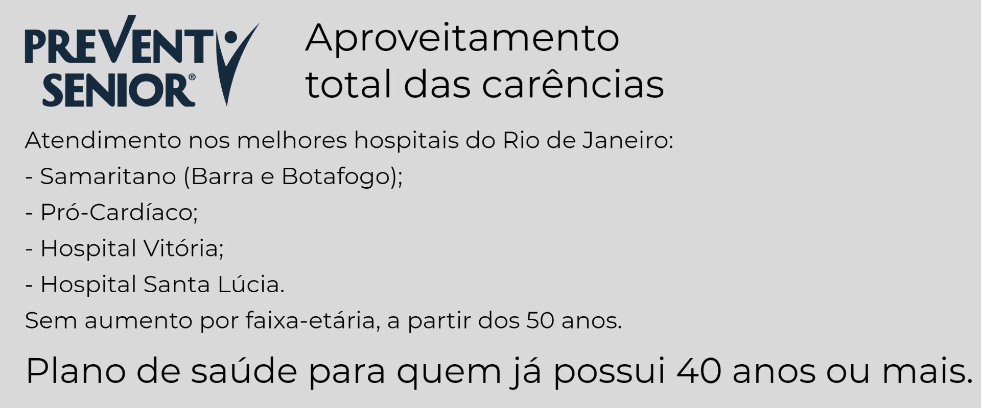 Prevent Sênior Rio de Janeiro- RJ
